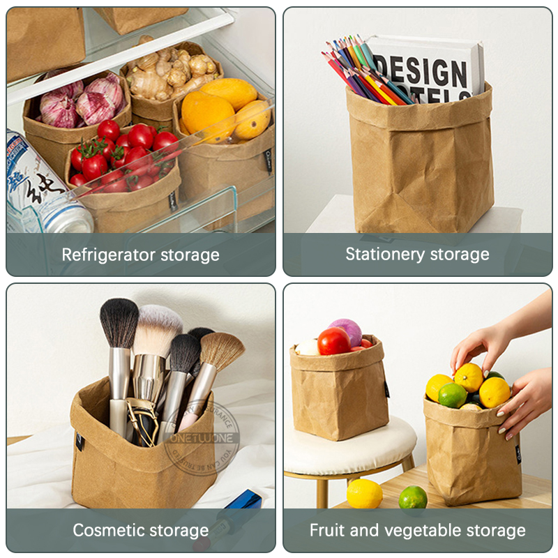 Kraft Paper Bag Washable Paper – Food Storage Plant recenzja i cena
