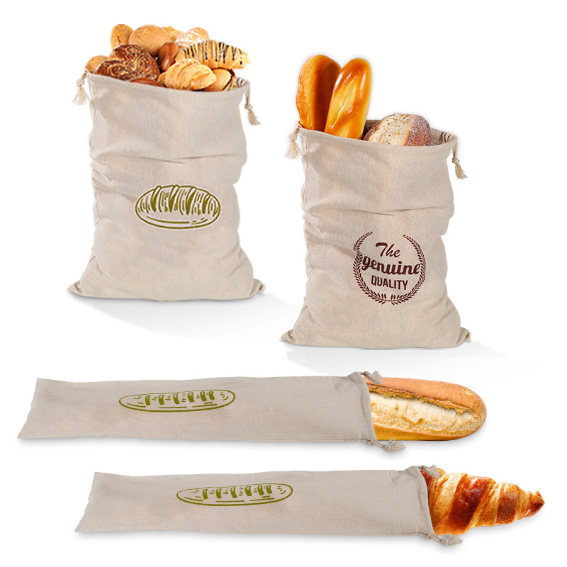 Linen Bread Bag Reusable Bags  – Food Storage Plant recenzja i cena