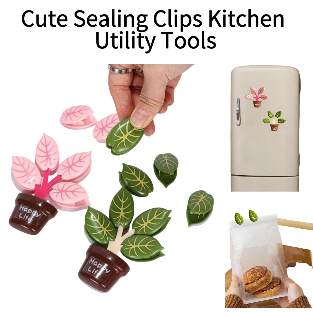 Cute Sealing Clips Kitchen Uti – Food Storage Plant recenzja i cena