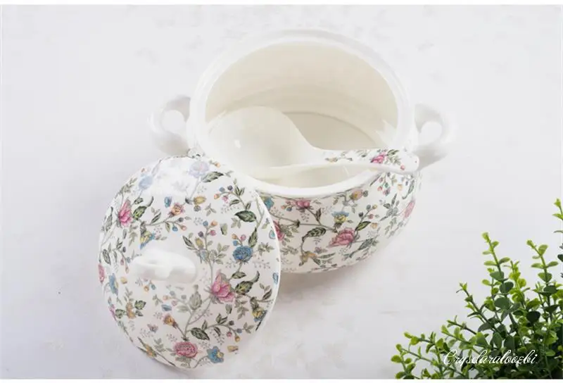 9 Inch, Bone China Tureen for  – Food Storage Plant recenzja i cena