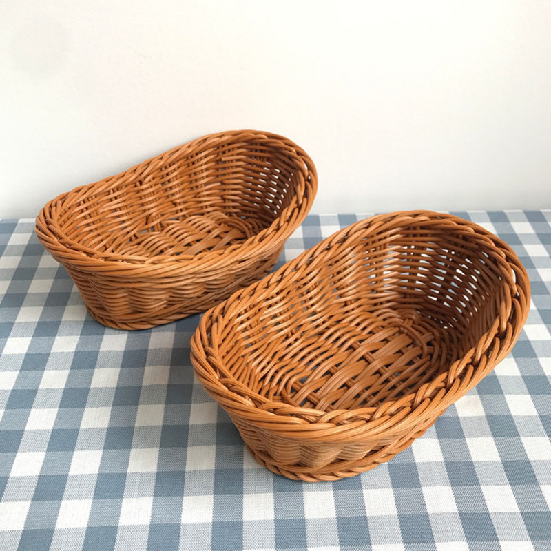 Oval Rattan Woven Storage Bask – Food Storage Plant recenzja i cena